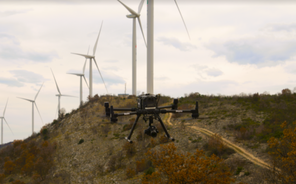 Hepta's drone set-up during the project: DJI Matrice 300 drone and Zenmuse P1 camera